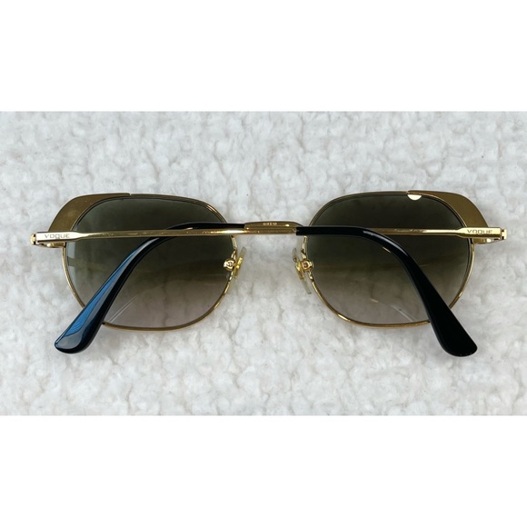 VOGUE EYEWEAR • Hailey Bieber Black and Gold VO4131 Prescription Sunglasses - Picture 2 of 16